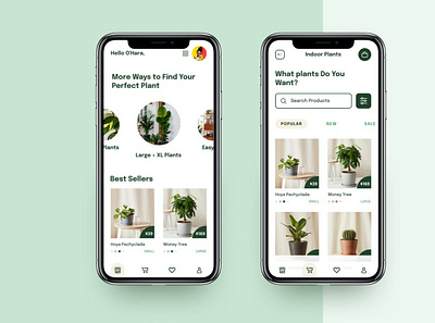 Plant Shop E-Commerce Mobile App app design design mobile app design ui ux design ui design ui ux uiux design ux design