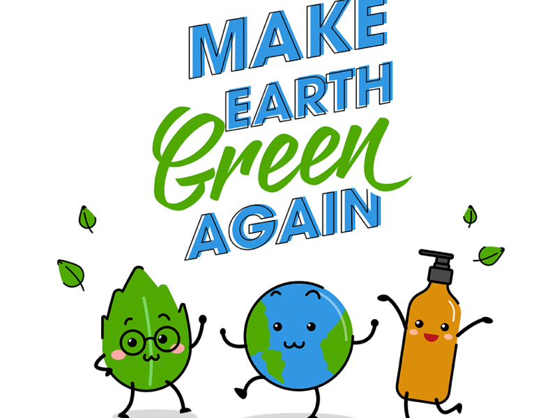 Make earth green again: by Mag Nguyen on Dribbble