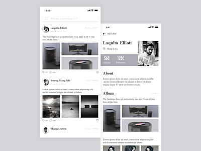 International social app high end social ui ux 艺术 设计