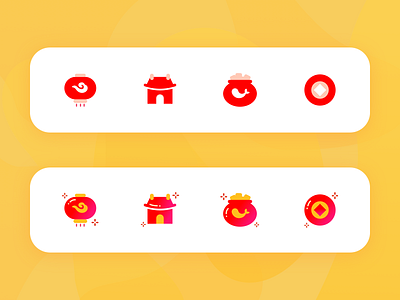 tab bar icon design for Chinese New Year