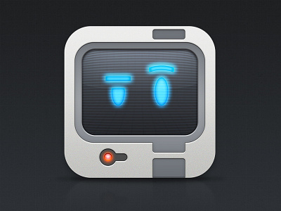 Robots Can't Jump icon - mark II game icon ios ipad iphone robot vector
