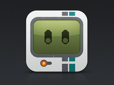 Robots Can't Jump icon - mark IV game icon ios ipad iphone robot vector