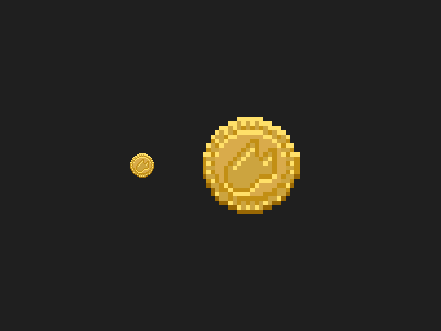 Spinning Coin coin game money pixel art sprite