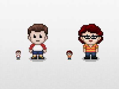 Pixel Art Game Characters 8 bit character game pixel art sprite