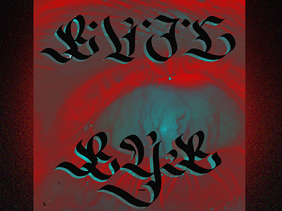 Album's cover calligraphy eye cover