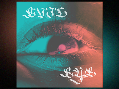 Evil Eye calligraphy cover eye graphicdesign