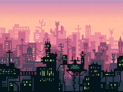 pixel landscape