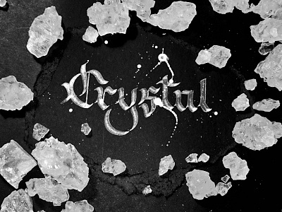 Crystal calligraffiti calligraffity calligrafia calligraph calligraphy cover design graphicdesign lettering logodesign poster typo typography