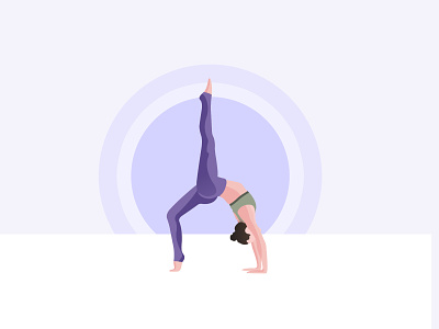 yoga branding design illustration vector