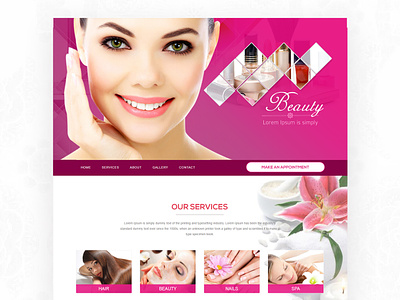 Web Layout Beauty design web
