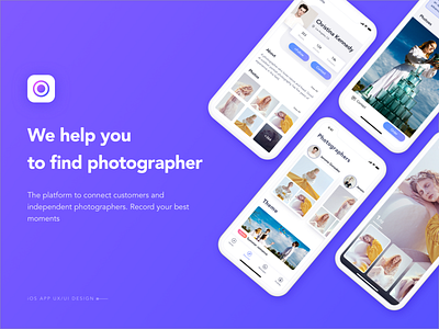 The moment app app design colorful design photographer product design social app ui ux
