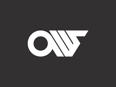 aerwave aerwave aw icon logo monogram typography