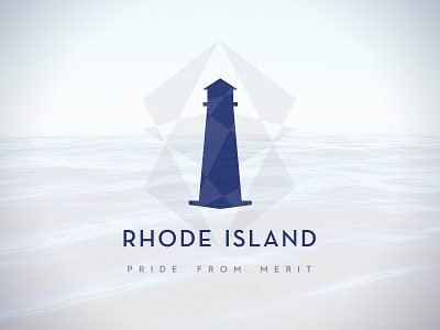 RI Concept Logo branding design graphic graphic design logo merit pride rhode island ri tourism