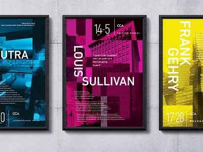 CCA Poster Series graphic design poster poster design systems type typography visual systems