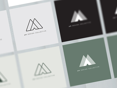 Am Design Collective Logo Variations