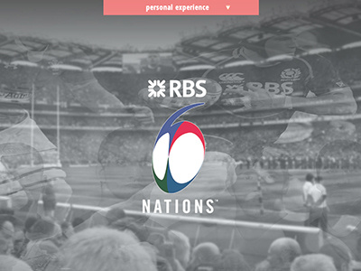 RBS Six Nations Personal Project design web