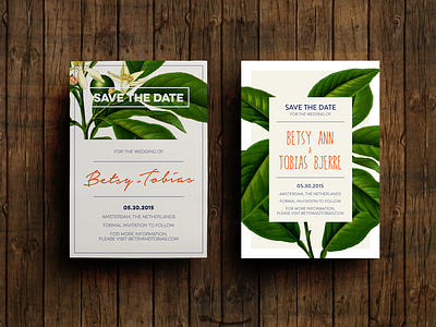 Save the Date mockups