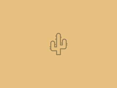 Cactus icon illustration logo vegetation