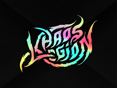 Khaos Legion Brand Handmade branding fonts logo
