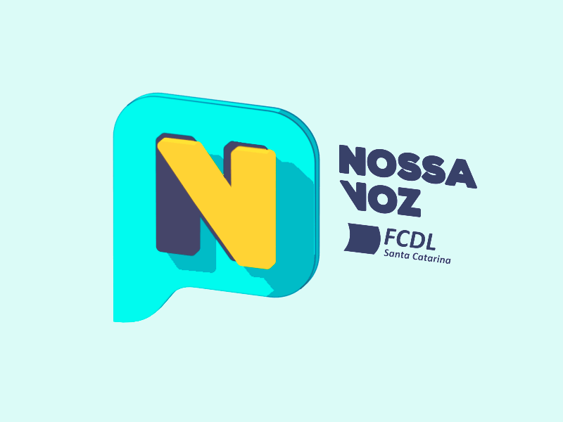 Nossa Voz blog logo animation.