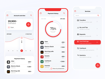 Finance mobile app | Concept app concept design finance app flat ui uiux ux web webdesign