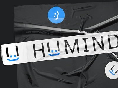 | Humind brand branding design photoshop plastic sticker web webdesign