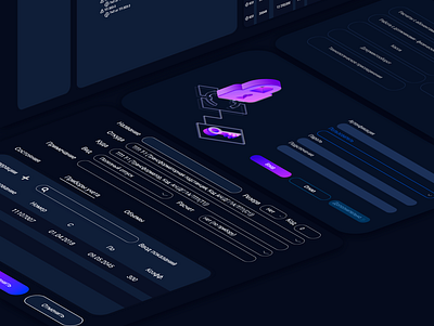 UI/UX | Electricity accounting dark blue dark theme design electricity flat icon illustration ui ui ux design ui ux uidesign uiux ux webdesign