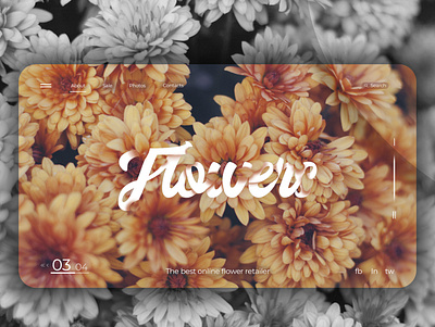Concept design | Flowers Websites concept design floral flowers ui ux webdesign