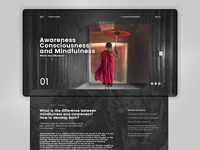 MINDFULNESS | Landing Page