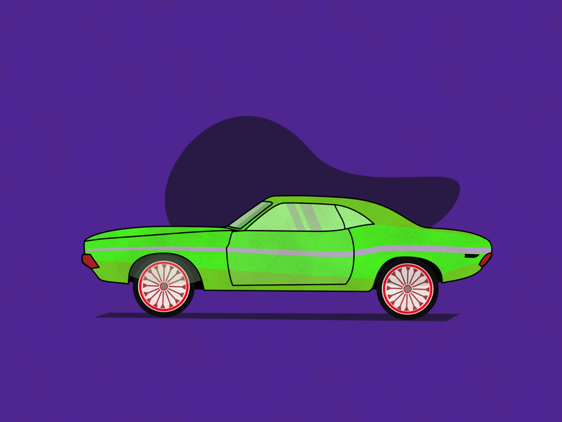 Dodge challenger 1970. by Fadil bou on Dribbble