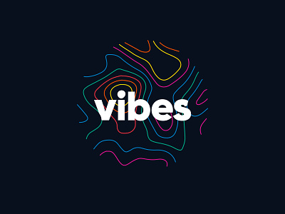Vibes branding concept design icon label logo mark music typography vector vibe vibes