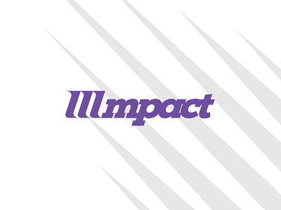 Third Impact branding concept design icon logo mark monogram third impact typography