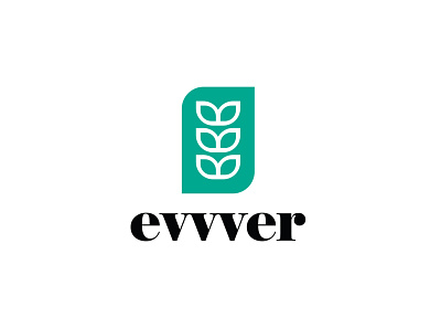 Evvver branding design evvver icon identity lettering logo typography vector wordmark