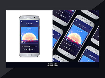 #DailyUI #009 Music Player 009 concept dailyui music music player player ui