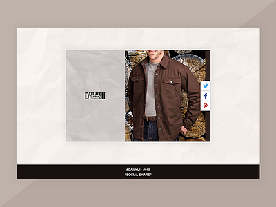 #DailyUI #010 Social Share 010 co concept dailyui duluth share social social share trading ui web