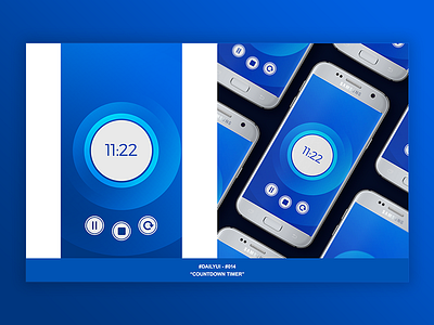 #DailyUI #014 Countdown Timer 014 android concept countdown timer dailyui ui