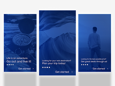 #DailyUI #023 Onboarding 023 android app concept dailyui ios onboarding splash travel ui ux