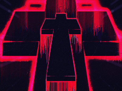 Where is God? 80s cyberpunk edgy glitch glitchart illustration retro synthwave vector