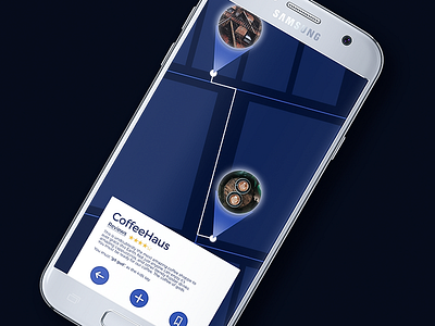 DailyUI 029 Map 029 app coffee concept dailyui gps haus house map ui ux