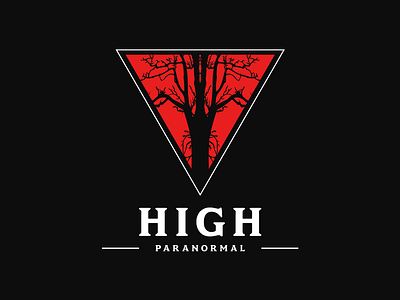 High Paranormal branding concept ghost ghost hunter ghosts high high paranormal logo paranormal