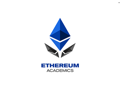 Ethereum Academics academics branding concept design ethereum ethereum academics icon logo logocore mark vector