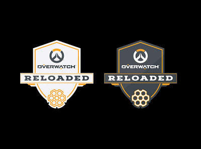 Overwatch Reloaded blizzard branding concept crest design icon illustration logo mark mccree overwatch reloaded softlocke typography vector