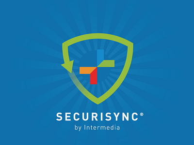 SecuriSync badge file backup file sharing icon launch shield
