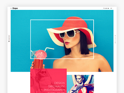 Dope - Creative Photography Portfolio PSD Template agency clean creative desginer gallery minimal modern multi purpose photo photography portfolio video