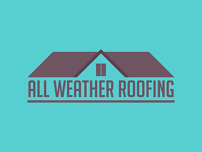 All Weather Roofing logo illustrator logo logos roofing vector