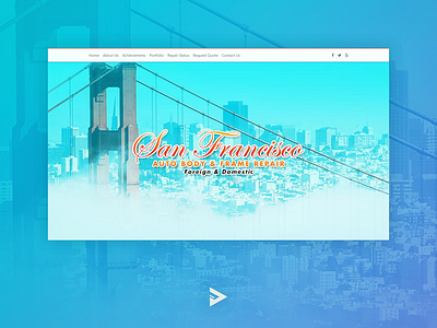 San Francisco Auto Body responsive san francisco sf ui user experience user interface ux web web design