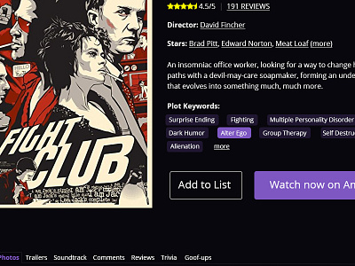 Movie Details by Sudhanshu Arya on Dribbble