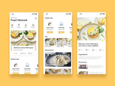 Recipe App Design