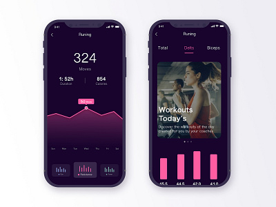 Sport app design sketch sport ui