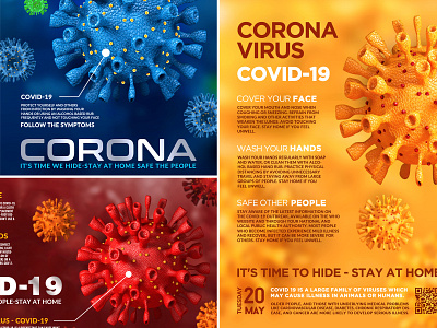 Coronavirus Covid-19 Flyers